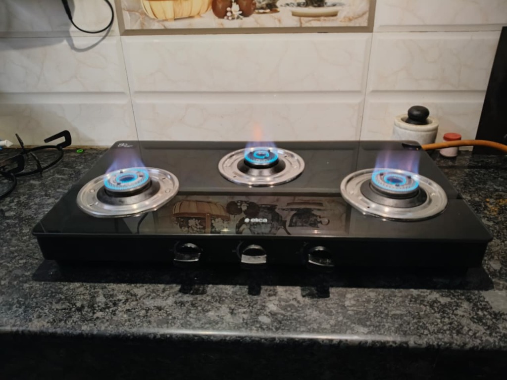 Elica 3-Burner Gas Stove Flame Calibration